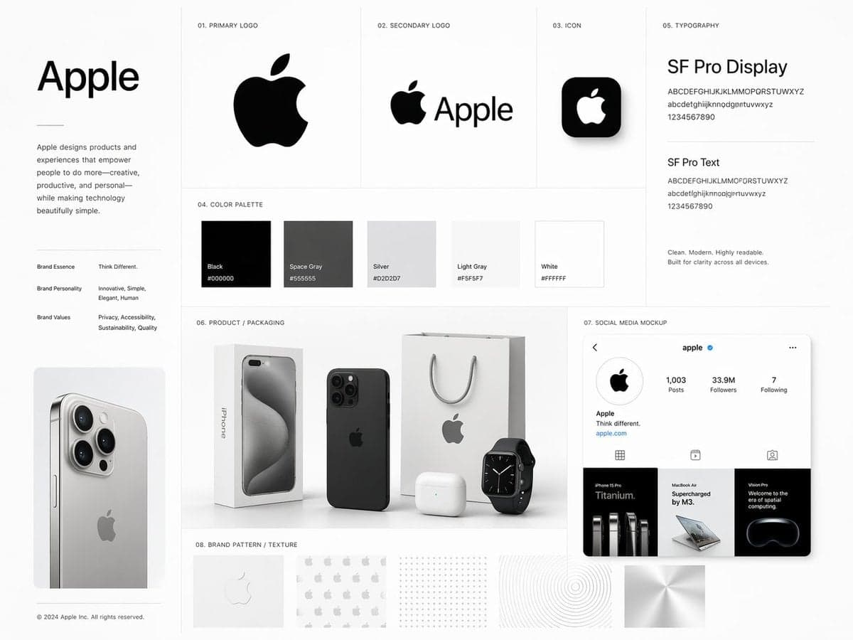 Create a premium brand kit board for [BRAND NAME], presen... 4