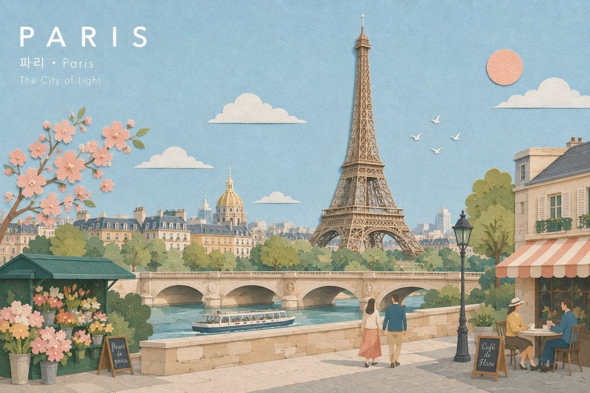 Create a refined wide landscape illustration of [City Sub... 4