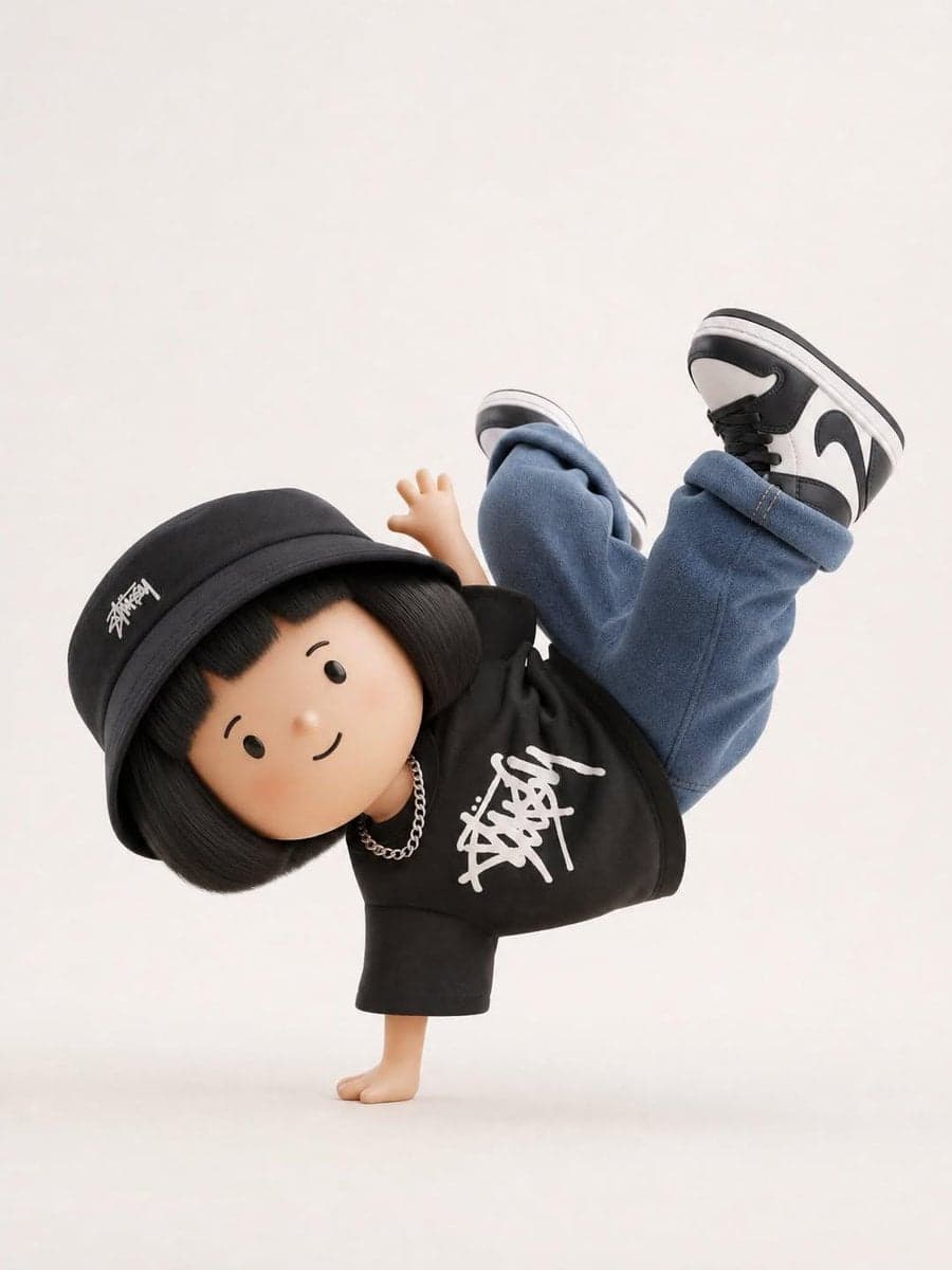 Generate a designer art toy / collectible figurine design... 2