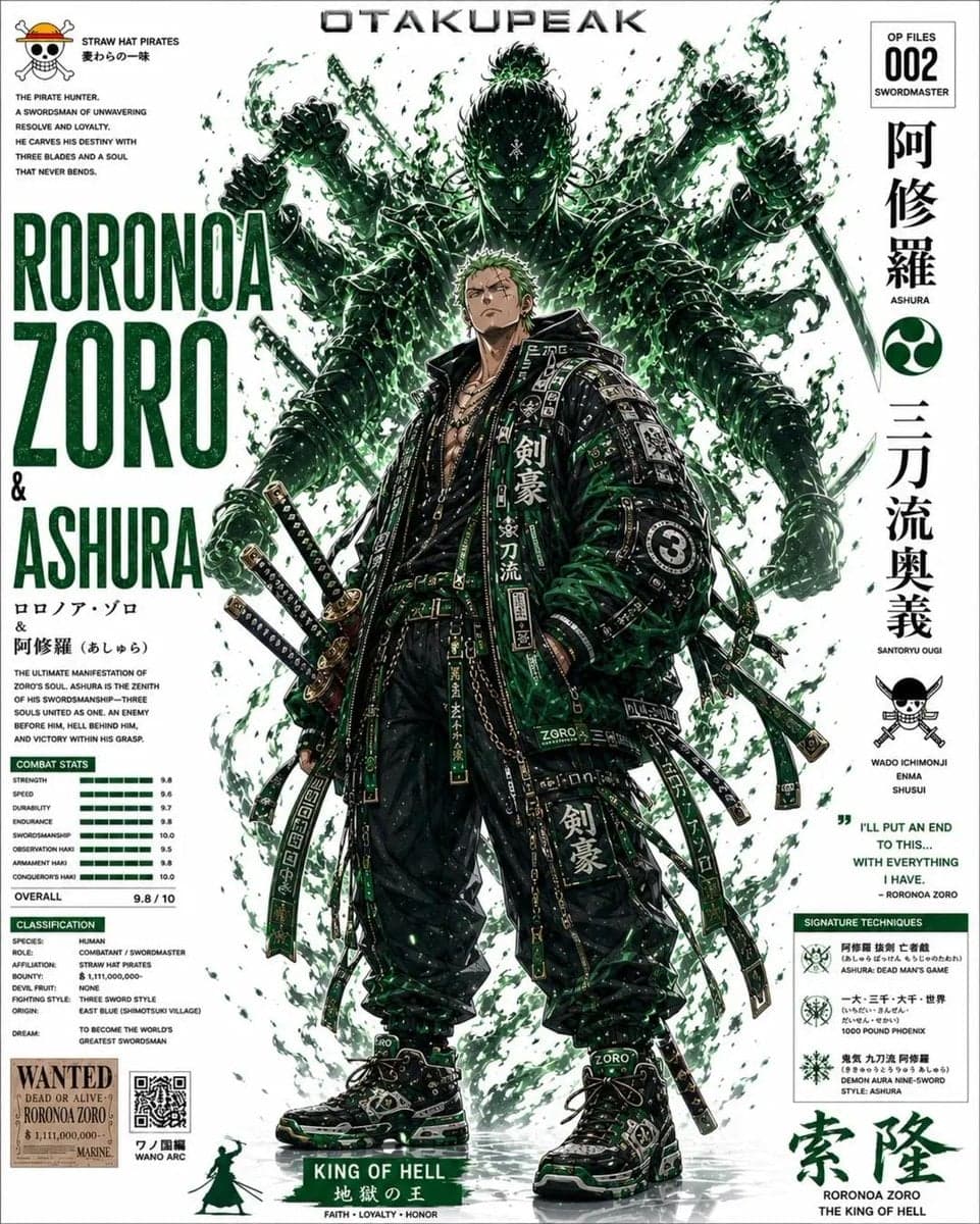 MASTERPIECE anime character dossier poster, ultra-detaile... 2