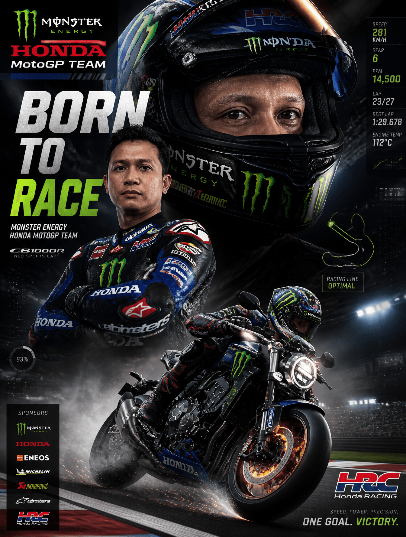 Monster Energy HONDA MotoGP Team VersionCreate an action-...